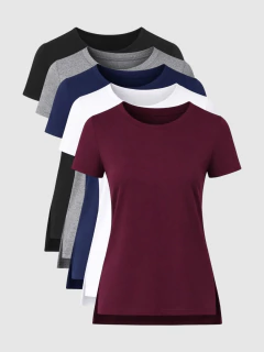 Kit 5 Blusas Veste Legging