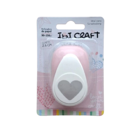 PERFORADORA DE PAPEL IBI CRAFT 26MM CORAZON - comprar online