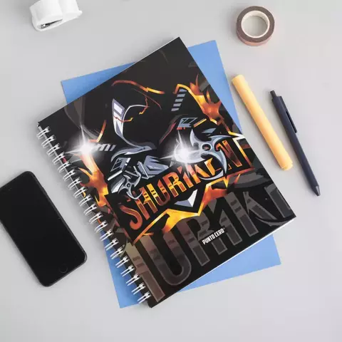 CUADERNO ESCOLAR A4 TAPA DURA PUNTO CERO - SHURIKEN