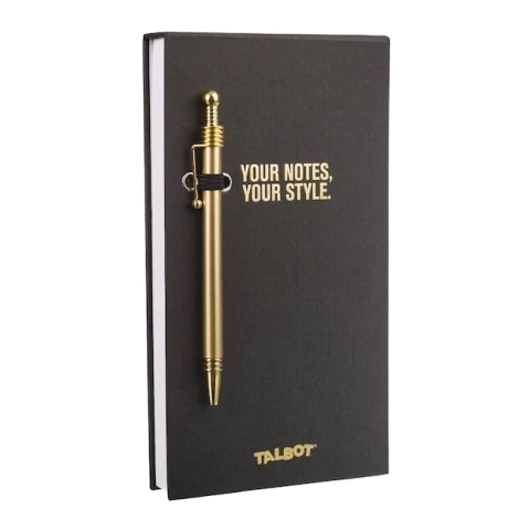 MEMOPAD TALBOT B&W X 150 H. CON BOLIGRAFO - comprar online