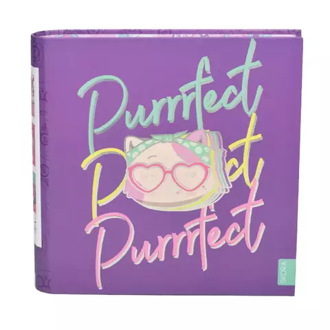 Carpeta escolar 3x40 Skora pastel Purrfect / Rock - comprar online