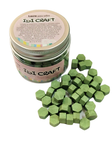 LACRE EN PERLAS IBI CRAFT POR 20 GRS VERDE