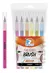 FIBRA EZCO PUNTA PINCEL X6 NEON - comprar online
