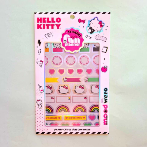 STICKERS FUN PLANNER WERO X6 PLANCHAS HELLO KITTY
