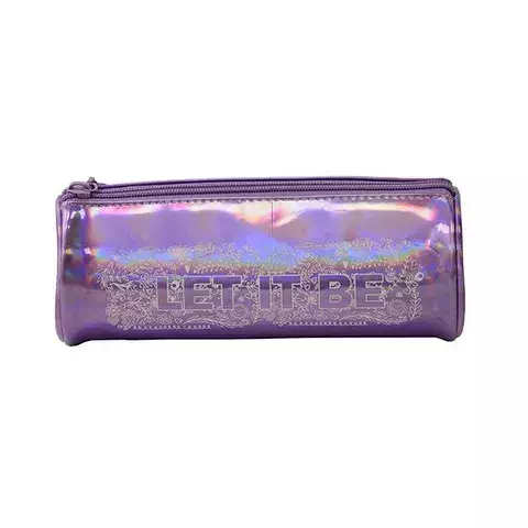 CARTUCHERA TALBOT GLOW ART TUBO METALIZADO 1 CIERRE LET IT BE - comprar online