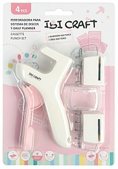 Perforadora para sistema de discos y daily planner Ibi Craft - comprar online