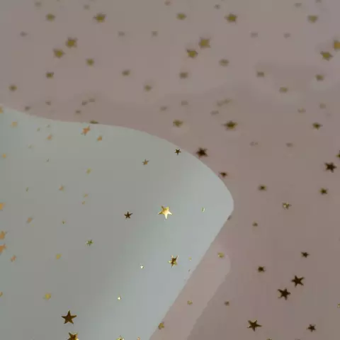 PAPEL VEGETAL A4 DUOGRAF CON FOIL PLATA - ESTRELLAS - comprar online