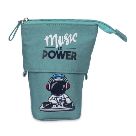 CARTUCHERA TALBOT BOB MUSIC IS POWER 1 CIERRE - comprar online