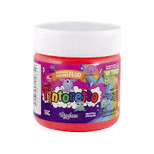 Tempera en pote Tintoretto 250grs Rojo fluo