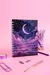 CUADERNO A5 TAPA DURA BE POSITIVE CIELO VIOLETA