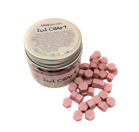 LACRE EN PERLAS IBI CRAFT POR 20 GRS ROSA PASTEL - comprar online
