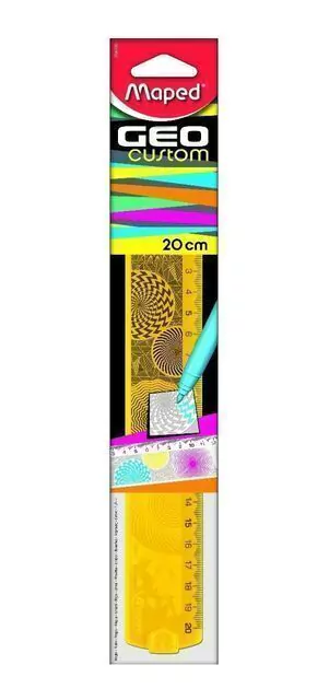 REGLA MAPED GEO CUSTOM 20 CM