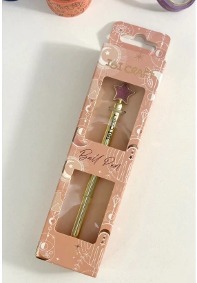 BOLIGRAFO FANTASIA IBI CRAFT ESTRELLA CON ESTUCHE