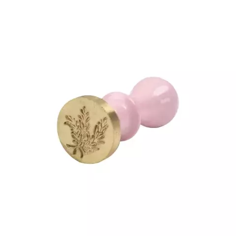 SELLO CON MANGO PARA LACRE IBI CRAFT HOJAS