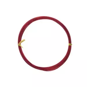 ALAMBRE DE ALUMINIO METALICO IBI ROJO