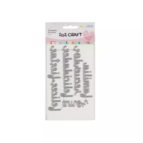 TROQUEL DE CORTE IBI CRAFT FRASES FAMILIA