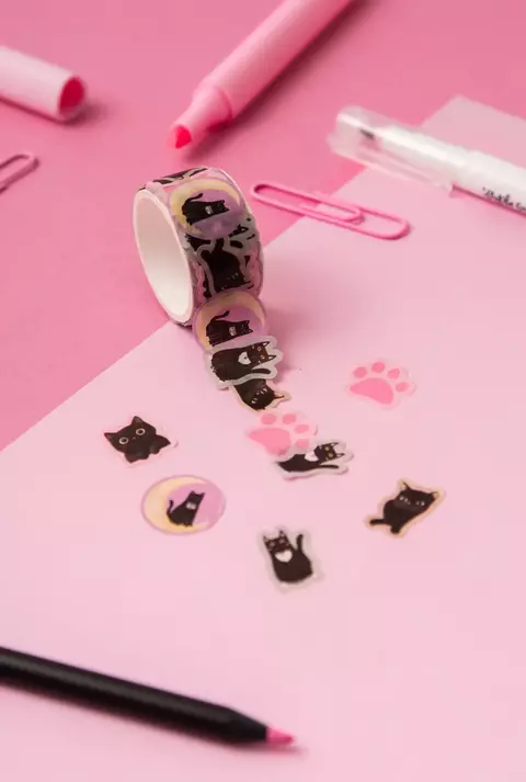 WASHI TAPE CON FORMA PUNTO CERO RUNA