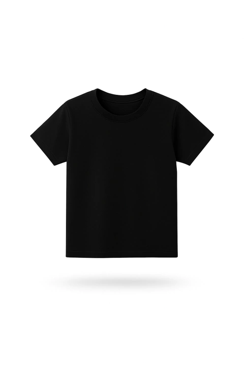Remera Clasica NIÑO Negra - comprar online