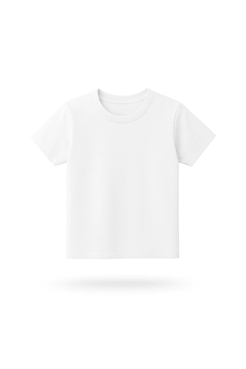 Remera Clasica NIÑO Blanca