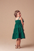 Vestido Laço verde - Minha Blogueirinha Moda Infantil