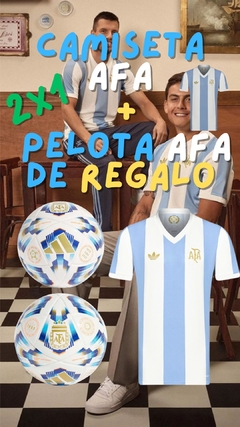 CAMISETA AFA + PELOTA AFA DE REGALO 2X1