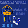 CAMISETA DE BOCA + OJOTAS DE REGALO! OFERTA IMPERDIBLE