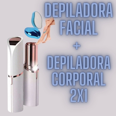 DEPILADORA FACIAL BLOOM + DEPILADORA DE CRISTAL DE REGALO! Oferta 2x1