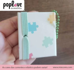 Chaveirinho com Bloquinho Adesivo - Autismo Puzzle na internet