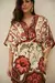 VESTIDO CURTO MANGAS FLORAL MAYE VERMELHO na internet