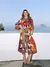 VESTIDO CHEMISE MIDI SAMBA DE FLOR - AS CARIOCAS