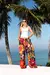 CALÇA 2 em 1 PANTALONA - ALLADIN SAMBA DE FLOR - AS CARIOCAS