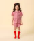 Pijama Infantil Algodão Pima Lollipop Pied de Poule Red - comprar online