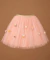 Saia Infantil Tutu Flower Pêssego