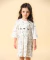 Camisola Infantil Pima Lilly Toile Jouy Marinho - comprar online