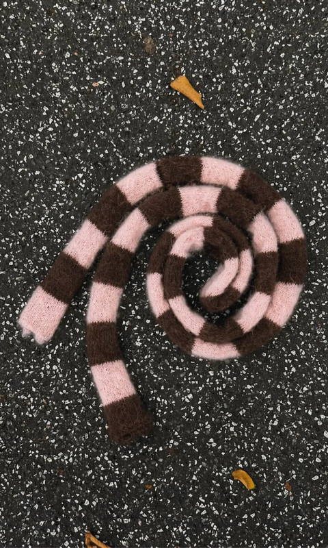 Scarf Mohair – tejida a mano