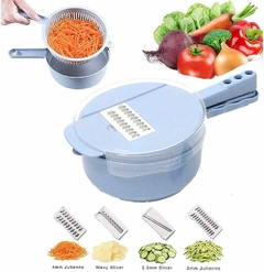 Cortador de verduras + colador con cuchillas intercambiables - The otto store