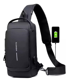 Morral Mochila Bandolera Cruzada Con Codigo Y Usb