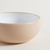 BOWL KORBA - BLANCO BRILLANTE CON BEIGE