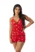 Baby Doll Vermelho Ursinhos na internet