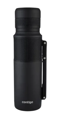 CONTIGO - Termo 1182 Ml - Manija Plegable - Negro