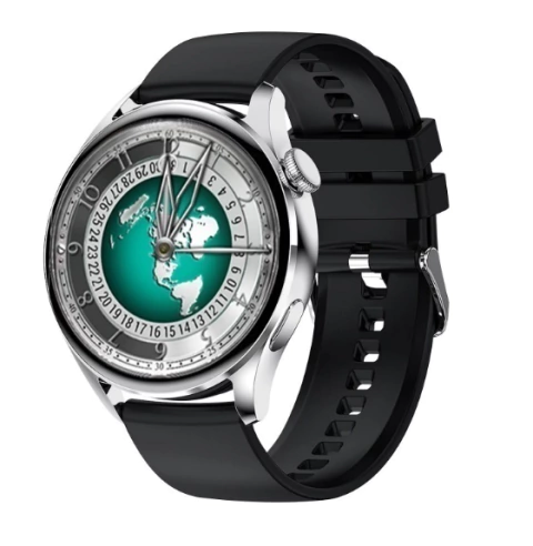 SmartWatch GT5 - NFC - Función Llamada - Presión Arterial - 1.28'' - Plateado
