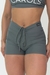Short Cadarço Cinza