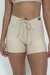 Short Cadarço Café com Leite