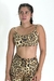 Top Meg Animal Print Bege - comprar online