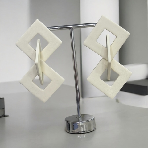 Brinco Conexões quadrado off white