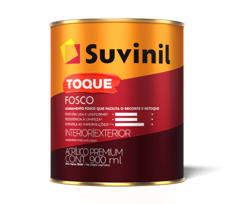 Tinta Suvinil Toque Fosco Select 900ml - Branco