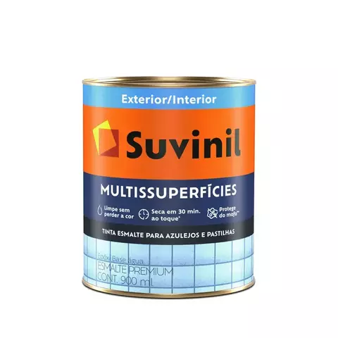 Tinta Esmalte Suvinil Multissuperfícies (Água) 0,9L - Branco Neve