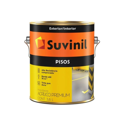Tinta para Piso Suvinil 3,6L - Vermelho