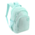 MOCHILA ESPALDA INFLUENCER 18¨ URBANA,ESCOLAR COLOR AQUA en internet