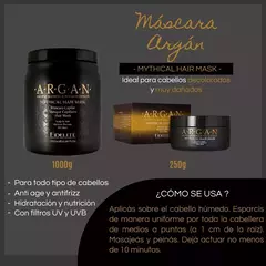 CREMA CAPILAR ARGAN 1KG + CREMA PARA PEINAR ANTIFRIZZ DE REGALO